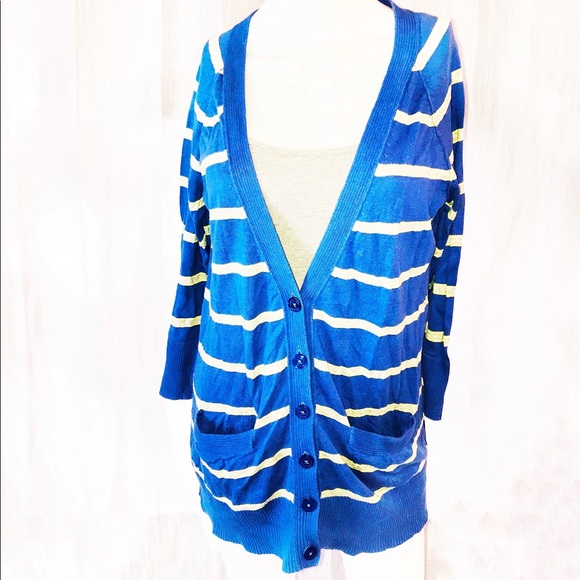 Mossimo Striped Cardigan 